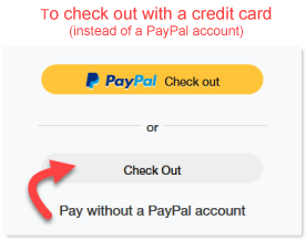 PayPal checkout options